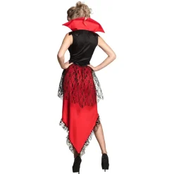 Halloween Vampier Kostuum Rood Dames