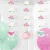 Hangdecoratie Bloemen 1,02m 3st