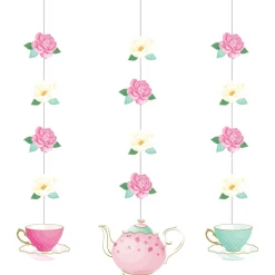 Hangdecoratie Bloemen 1,02m 3st