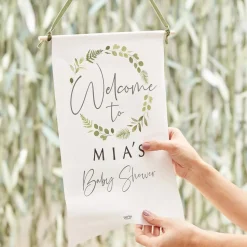 Hangdecoratie Bord Babyshower 40cm