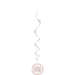 Hangdecoratie Happy Birthday Rose Goud 81cm 6st