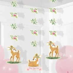 Hangdecoratie Hertjes 81cm 3st