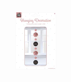 Hangdecoratie 30 Jaar Roze Zwart 20,5cm
