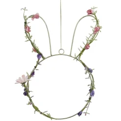 Hangdecoratie Konijn Metaal 32cm