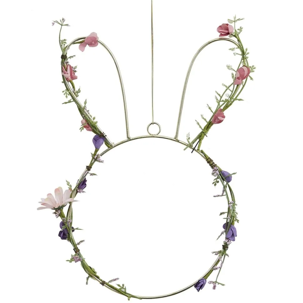 Hangdecoratie Konijn Metaal 32cm