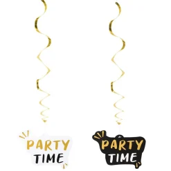Hangdecoratie Party Time Dubbelzijdig 85cm