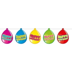 Happy Birthday Ballonnen Slingers 10m