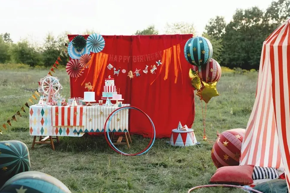 Happy Birthday Banner Circus 2,75m