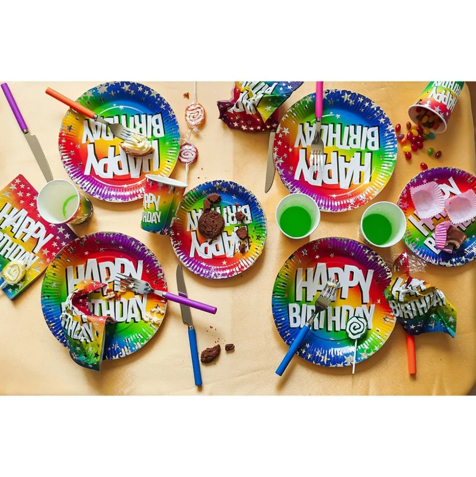 Happy Birthday Bekers Papier 210ml 10st