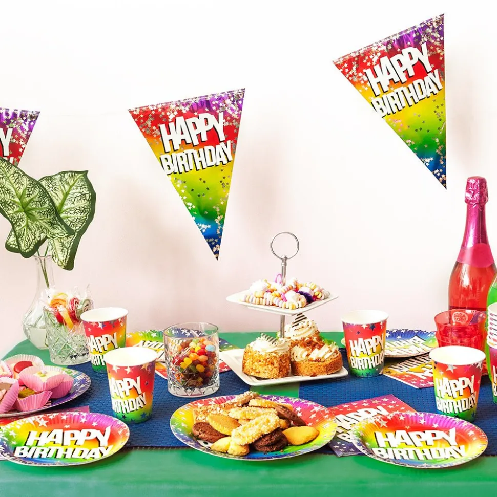 Happy Birthday Borden 18cm 10st