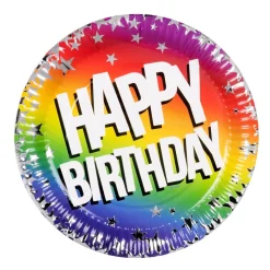 Happy Birthday Borden 18cm 10st
