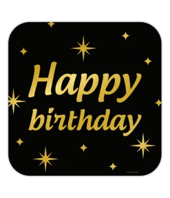 Happy Birthday Deurbord 50cm