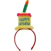 Happy Birthday Haarband Gekleurd Taart