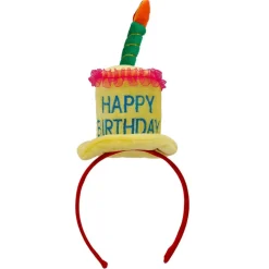 Happy Birthday Haarband Gekleurd Taart