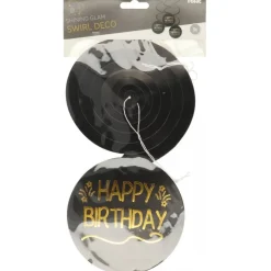 Happy Birthday Hangdecoratie 3st