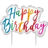 Happy Birthday Kaars Gekleurd