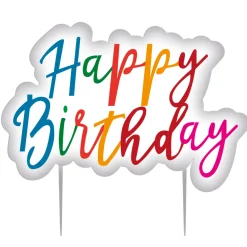 Happy Birthday Kaars Gekleurd
