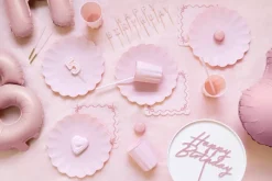 Happy Birthday Kaars Roze 13st