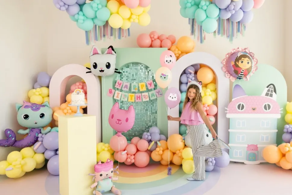 Happy Birthday Letterslinger Gekleurd 1,8m