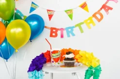 Happy Birthday Letterslinger Gekleurd 3m