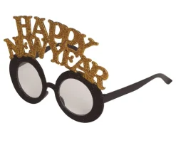 Happy New Year Bril Goud Zilver