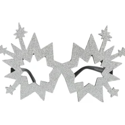 Happy New Year Bril Zilver Vuurwerk