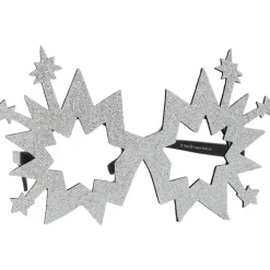 Happy New Year Bril Zilver Vuurwerk