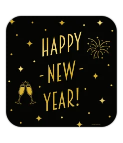 Happy New Year Deurbord 50cm