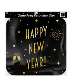 Happy New Year Deurbord 50cm