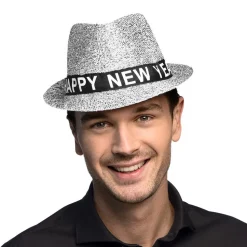 Happy New Year Hoed Glitter