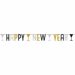 Happy New Year Letterslinger Versiering 1,8m