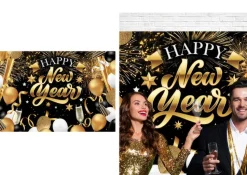 Happy New Year Wanddecoratie 2,2m