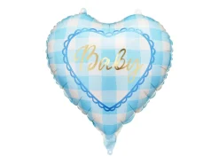 Hart Folie Ballon Baby Leeg 35cm