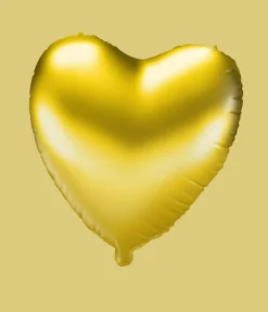 Hart Helium Ballon Goud Leeg