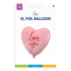 Hart Helium Ballon Love You Leeg 60cm