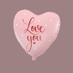 Hart Helium Ballon Love You Leeg 60cm