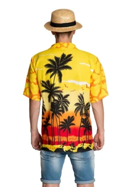 Hawaii Blouse Geel Heren Paradise