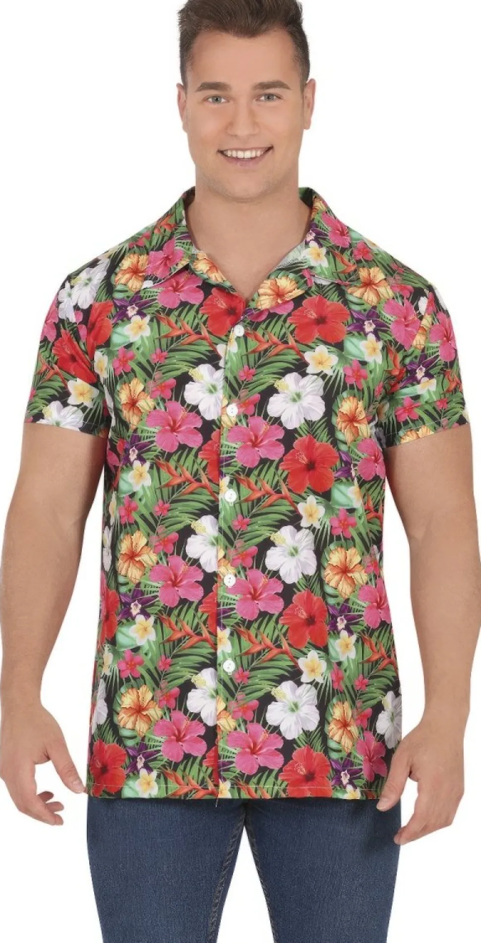 Hawaii Blouse Heren Bloemen
