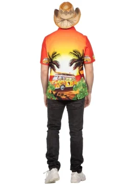 Hawaii Blouse Oranje Heren