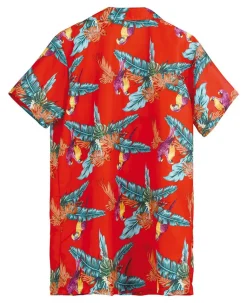Hawaii Blouse Papegaaien