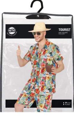 Hawaii Kostuum Heren 2 delig