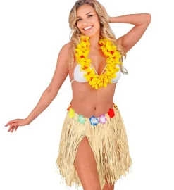 Hawaii Rok Beige Bloemen