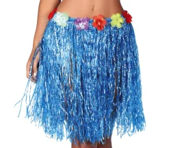 Hawaii Rok Bloemen Blauw 50cm