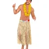 Hawaii Rok Naturel Met Bloemenriem 80cm