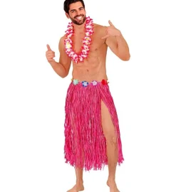 Hawaii Rok Roze Met Bloemenriem 80cm