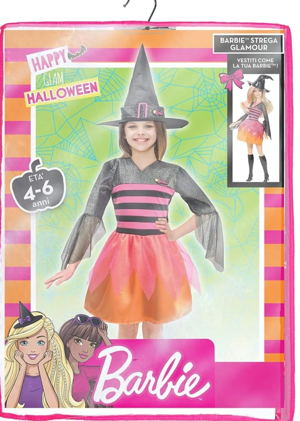 Heks Kostuum Meisje Barbie Glamour