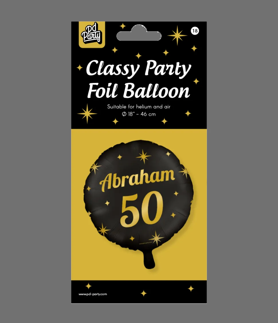 Helium Ballon Abraham Leeg 30cm