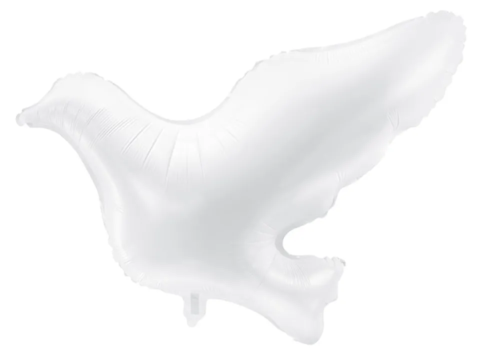 Helium Ballon Duif Leeg 77cm