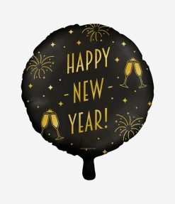 Helium Ballon Happy New Year Leeg 30cm