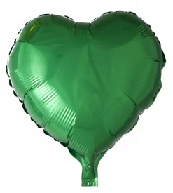 Helium Ballon Hart Groen 46cm leeg